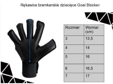 Rękawice bramkarskie dziecięce Goal Blocker Rozm. 6