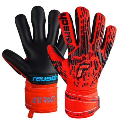 Rękawice Reusch Attrakt Freegel Silver Finger Support Junior 53 72 230 3333