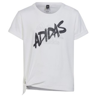 Koszulka adidas Dance Knotted Tee girls Jr HR5818