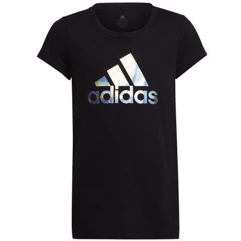 Koszulka adidas Dance Metallic Print Tee Jr girls HD4407