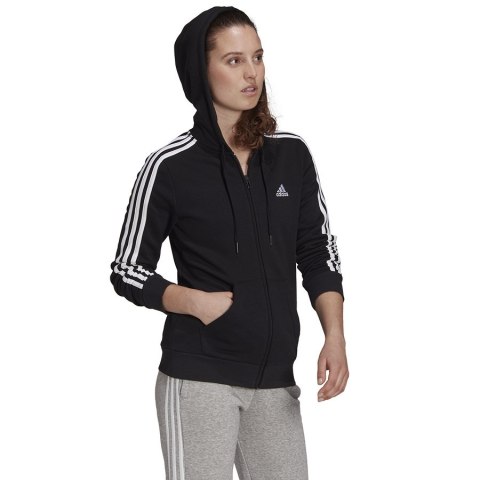 Bluza adidas 3 Stripes FL Full-Zip Hoodie GM5567