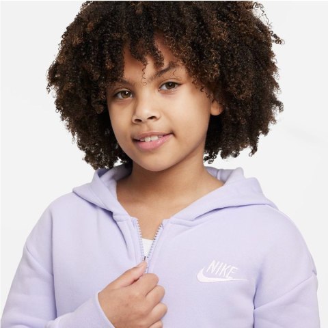 Bluza Nike Sportswear Club Fleece girls DC7118 536