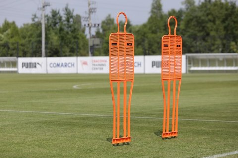 Mur piłkarski PRO 180 cm Niebieski