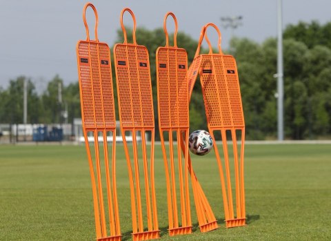Mur piłkarski PRO 180 cm Niebieski